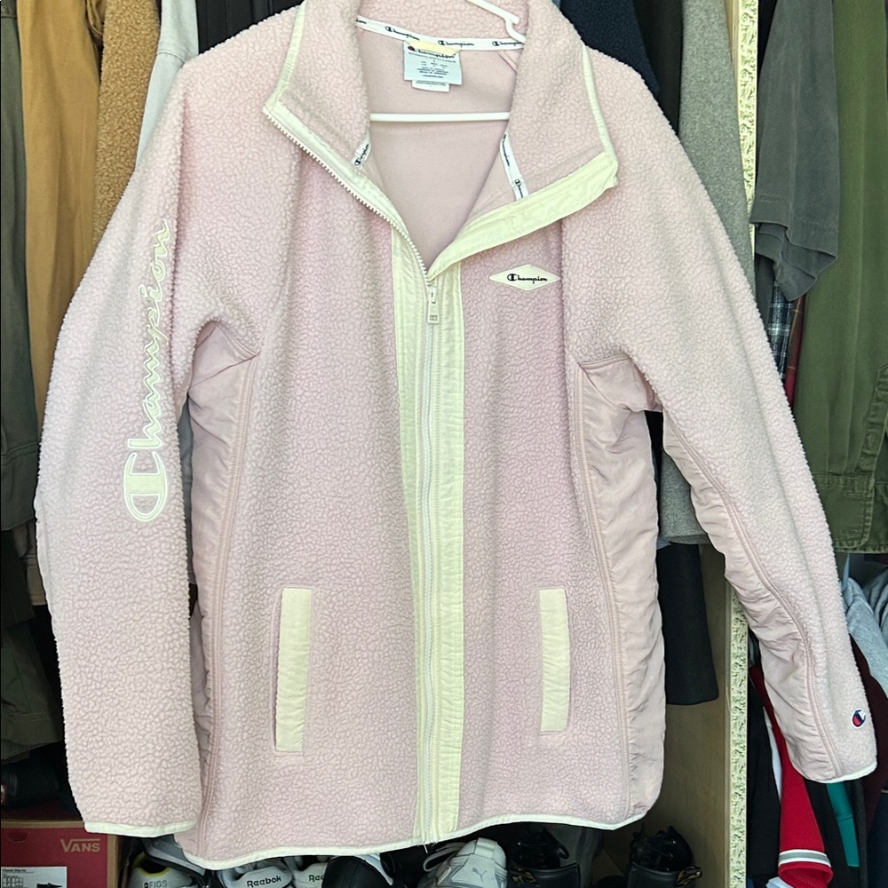 Champion Light Pink Fleece Jacket